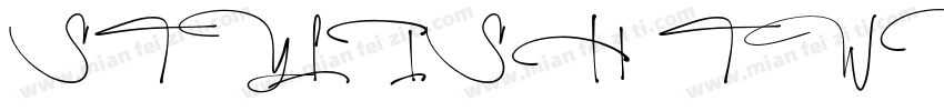 STYLISH TWO字体转换